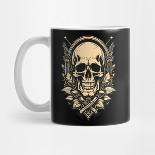 Vintage Skull Mug